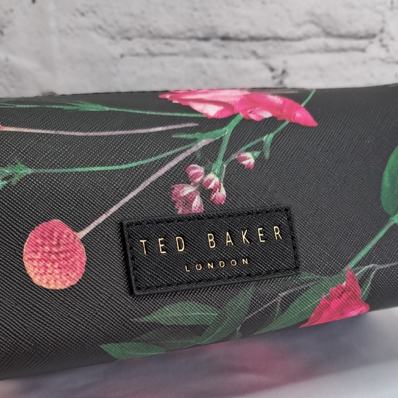 TED BAKER LONDON COSMETIC POUCH 'SCATTERED BOUQÙET' FĹORAL LOAF STYLE - Picture 6 of 16